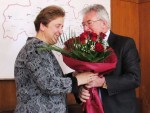 Зариха Дора Янкова с цветя за рождения й ден, Станишев, Стоянович и Стоил, първи честитиха празника
