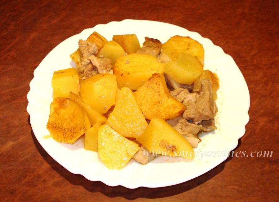 Свинско с картофи